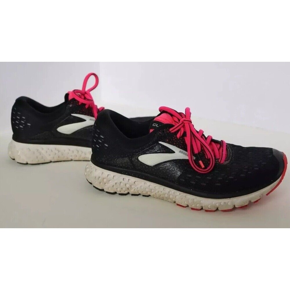 Brooks Glycerin 16 Women's Size 6 Running Shoes Black Pink Sneakers
